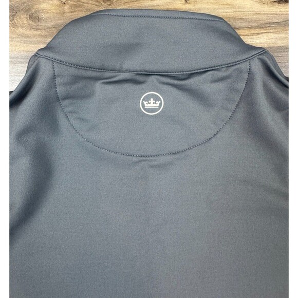 Peter Millar Golf Pullover Crown Sport US Open LACC 1/4 Zip S Gray MSRP $135 - Picture 11 of 12